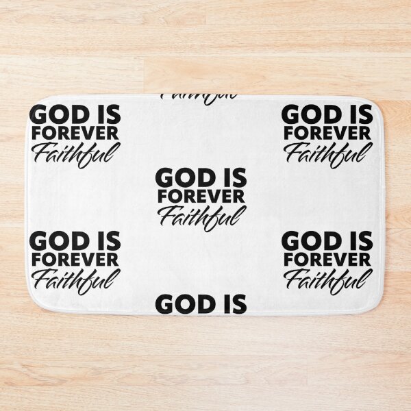 Item preview, God Is Forever Faithful – Christian Faith Typography T-Shirt Design designed and sold by CrossCrafted.