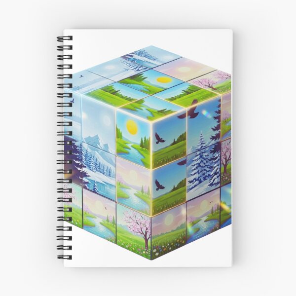 Item preview, Seasonal Nature Cube Landscape designed and sold by GabeMountainArt.