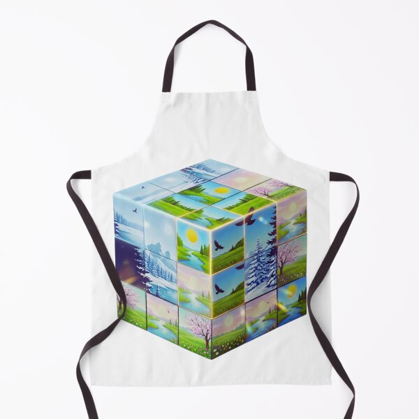 Item preview, Seasonal Nature Cube Landscape designed and sold by GabeMountainArt.
