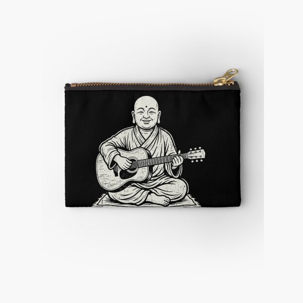 Item preview, Meditating Buddha Playing Acoustic Guitar Vintage Zen Music designed and sold by raedattia.