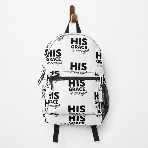 Item preview, His Grace Is Enough – Christian Faith Typography T-Shirt Design designed and sold by CrossCrafted.