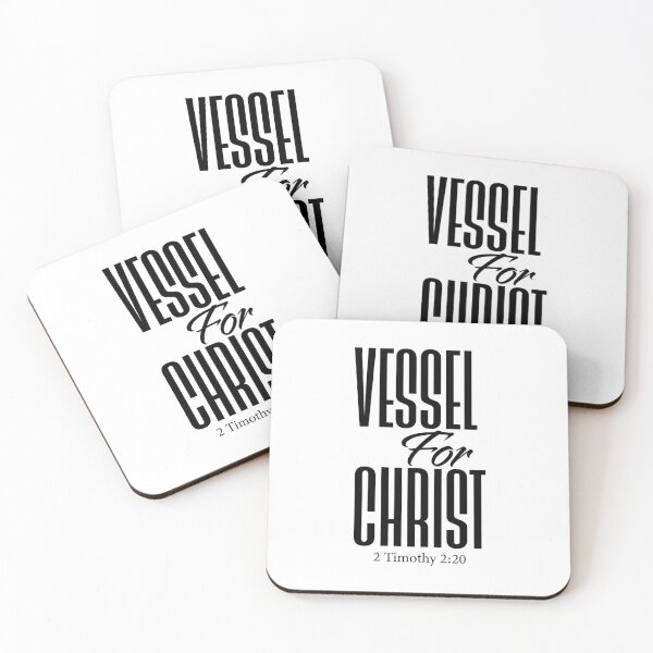 Item preview, Vessel For Christ – Christian Faith Typography T-Shirt Design designed and sold by CrossCrafted.