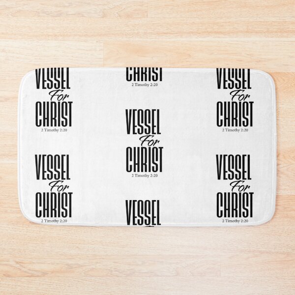 Item preview, Vessel For Christ – Christian Faith Typography T-Shirt Design designed and sold by CrossCrafted.