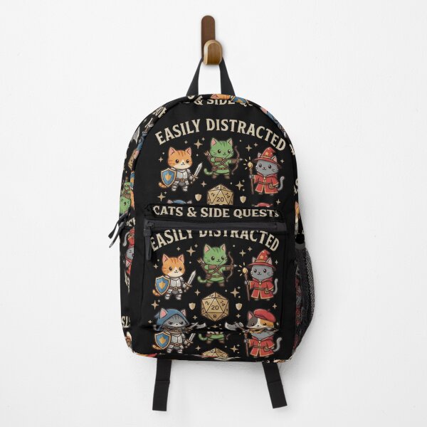 Item preview, dnd-easyly distracted by cats and side quest designed and sold by AdyKurniawan.