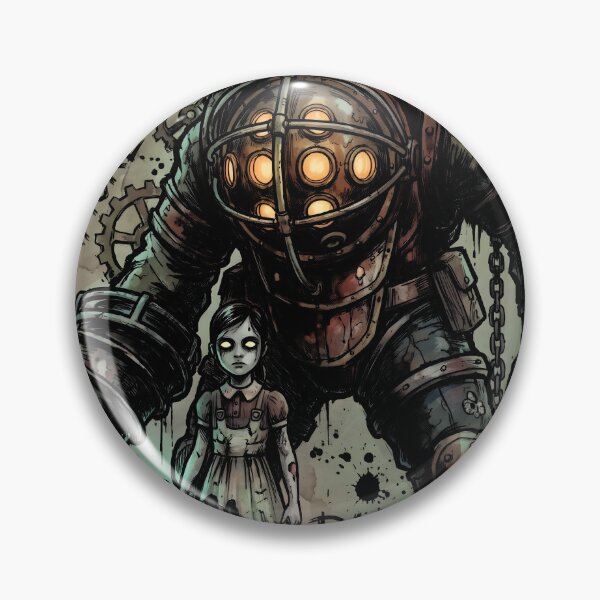 Item preview, Big Daddy And Little Sister BioShock Grunge Video Game Streetwear Tee designed and sold by Senpaiwaves.