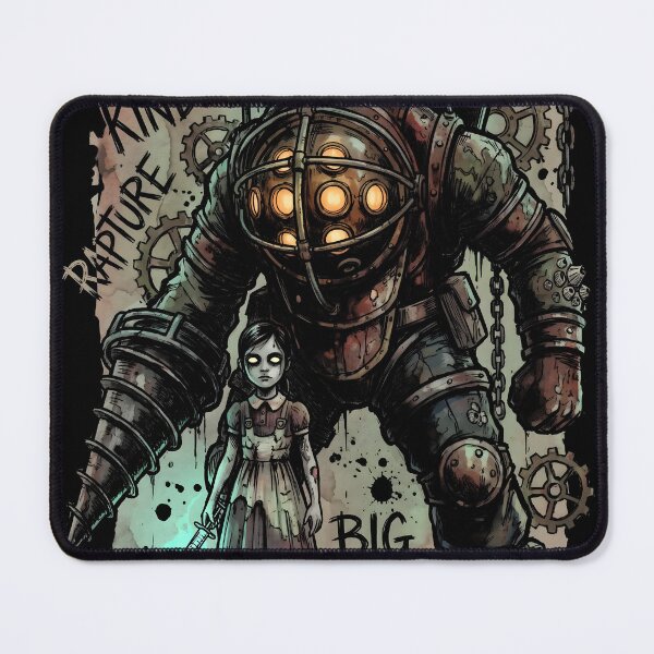 Item preview, Big Daddy And Little Sister BioShock Grunge Video Game Streetwear Tee designed and sold by Senpaiwaves.