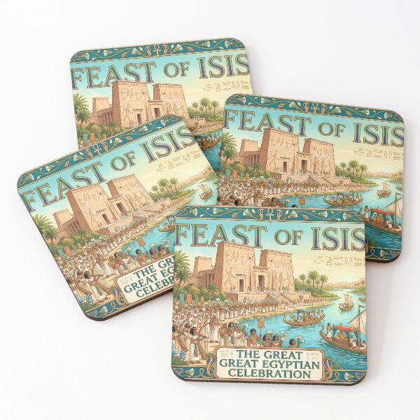 Item preview, Feast of Isis Ancient Egyptian Grand Celebration Art designed and sold by Koalangel.