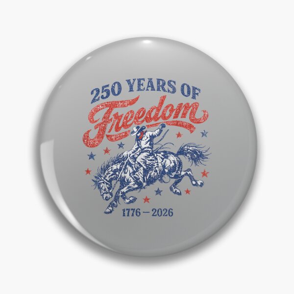 Item preview, Vintage 250 Years of Freedom America Cowboy Rodeo US Flag designed and sold by ArleneRowe.