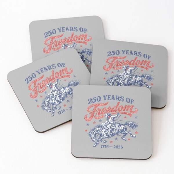 Item preview, Vintage 250 Years of Freedom America Cowboy Rodeo US Flag designed and sold by ArleneRowe.