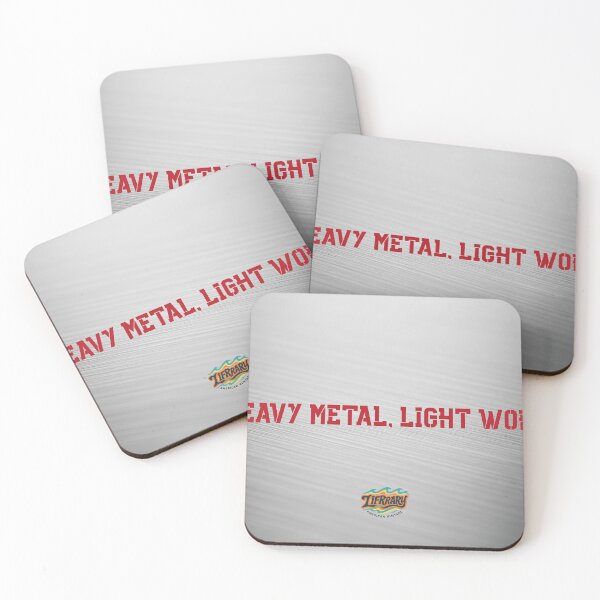 Item preview, Heavy Metal Light Work - Funny Brushed Metal Graphic designed and sold by lifrary365.