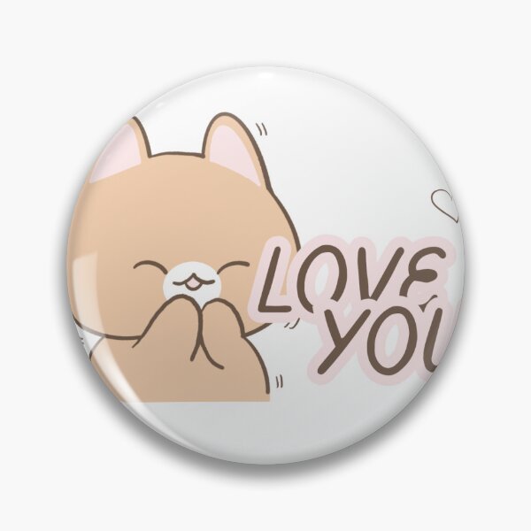 Item preview, Brown and pink minimalist cat  designed and sold by Rakel12.