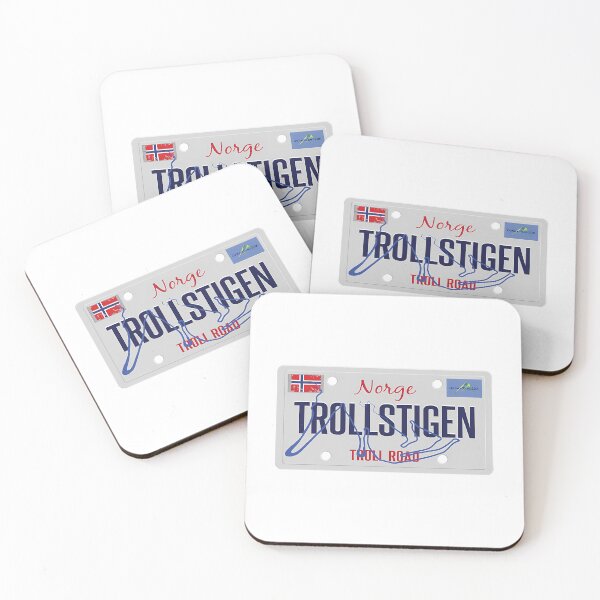 Item preview, Trollstigen The Troll Road Norway T-Shirt Sticker 02 designed and sold by ackenjm.