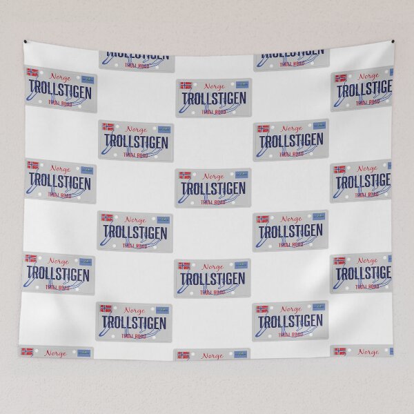 Item preview, Trollstigen The Troll Road Norway T-Shirt Sticker 02 designed and sold by ackenjm.