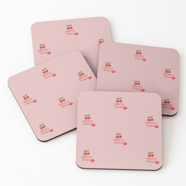 Item preview, Cherry Kisses Aesthetic Sticker | Coquette Cherry Girl Cute Pink Design designed and sold by AeraArts.
