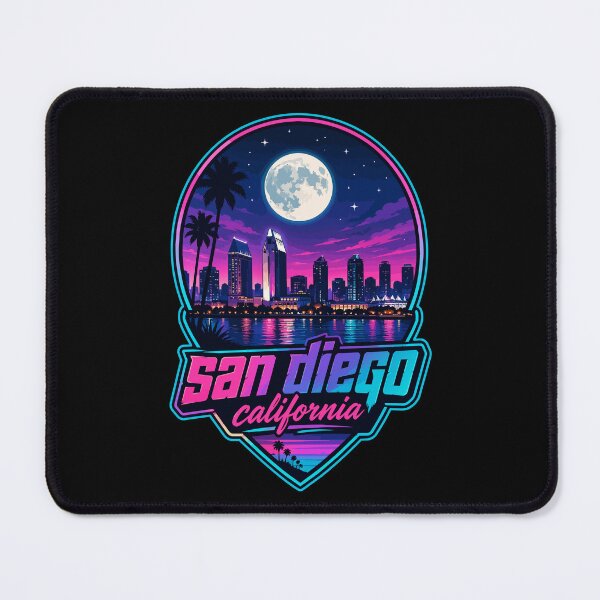 Item preview, San Diego California Travel Vapowave designed and sold by TomFrontierArt.
