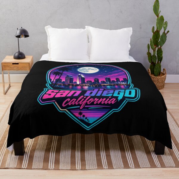 Item preview, San Diego California Travel Vapowave designed and sold by TomFrontierArt.