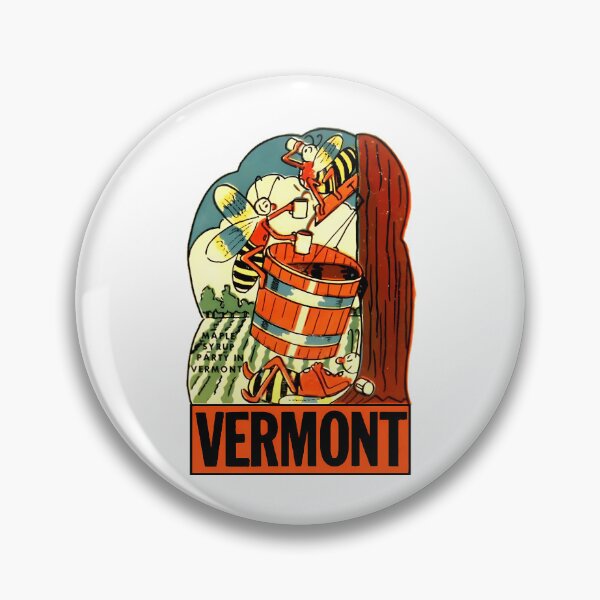 Item preview, Vermont Maple Syrup Party Vintage Travel Decal designed and sold by ackenjm.