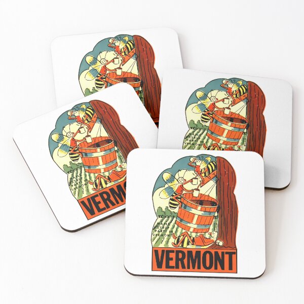 Item preview, Vermont Maple Syrup Party Vintage Travel Decal designed and sold by ackenjm.