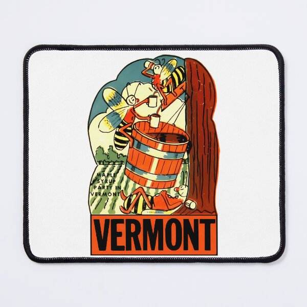 Item preview, Vermont Maple Syrup Party Vintage Travel Decal designed and sold by ackenjm.