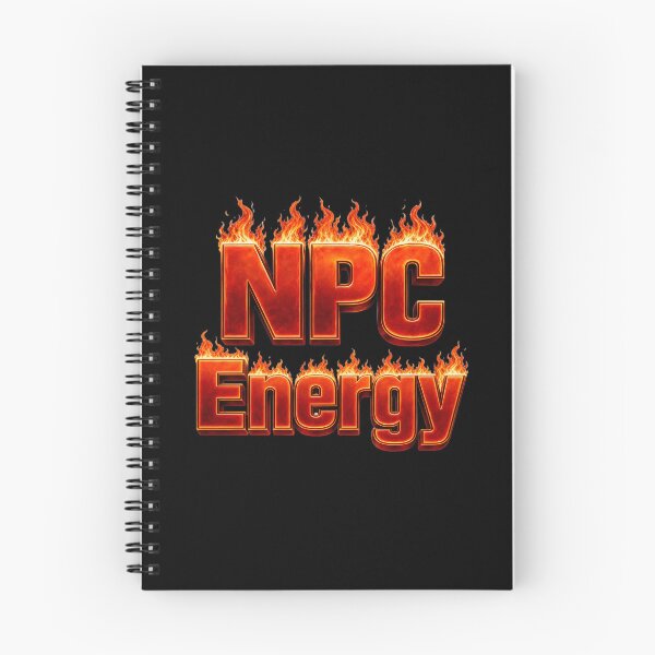 Item preview, NPC Energy | Funny Gamer Typography Design designed and sold by ManggaeJM.