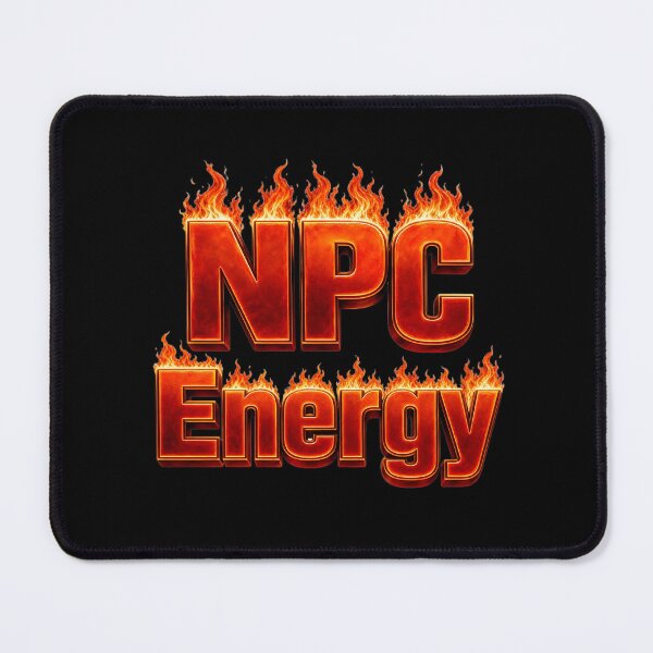 Item preview, NPC Energy | Funny Gamer Typography Design designed and sold by ManggaeJM.