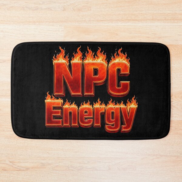 Item preview, NPC Energy | Funny Gamer Typography Design designed and sold by ManggaeJM.