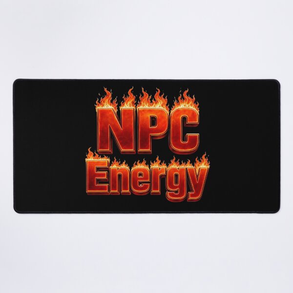 Item preview, NPC Energy | Funny Gamer Typography Design designed and sold by ManggaeJM.