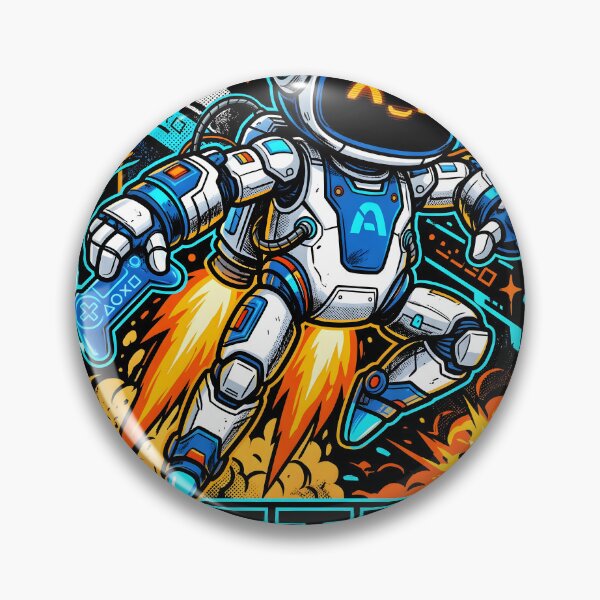 Item preview, Astro Astro Bot Vector Anime Gaming Shirt designed and sold by Senpaiwaves.