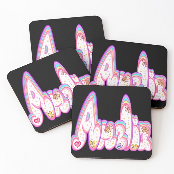 Item preview, Amelia Name In Kawaii Pastel Floral Bubble Text An designed and sold by Marcel Andrade.