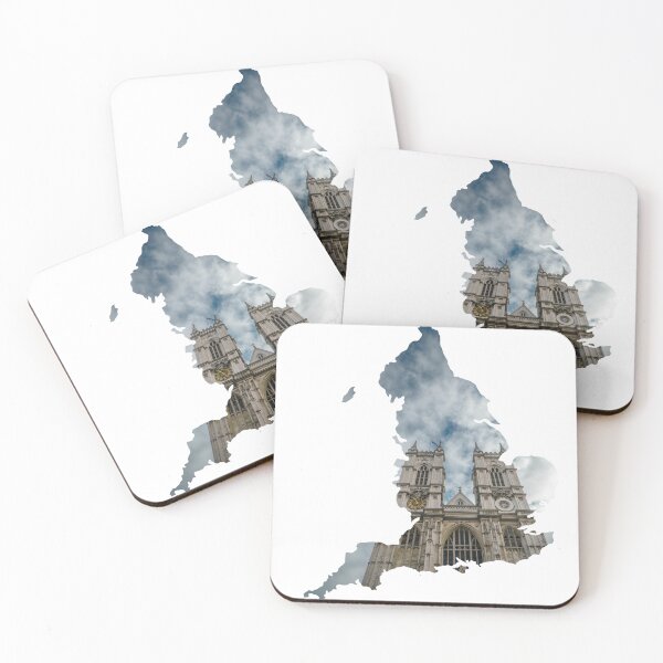Item preview, England Map Westminster Abbey London Architecture Silhouette designed and sold by Maroan93.