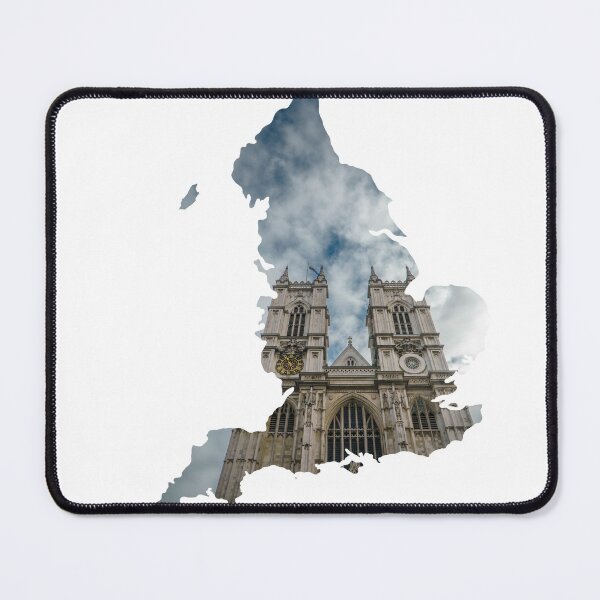 Item preview, England Map Westminster Abbey London Architecture Silhouette designed and sold by Maroan93.