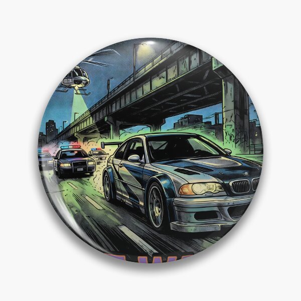 Item preview, Police Pursuit Need for Speed Most Wanted Bootleg Video Game Streetwear Tee designed and sold by Senpaiwaves.