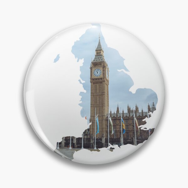 Item preview, Big Ben Elizabeth Tower London England Map Silhouette 2 designed and sold by Maroan93.