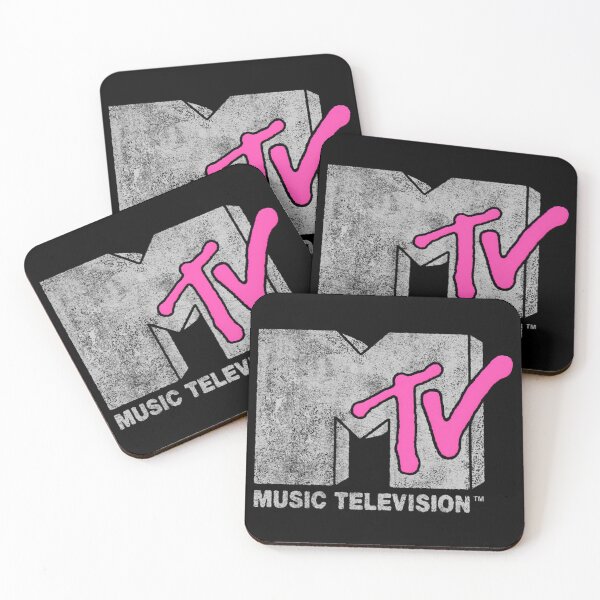 Item preview, mtv distressed puffy pink vintage mtv logs designed and sold by Peachmoment.