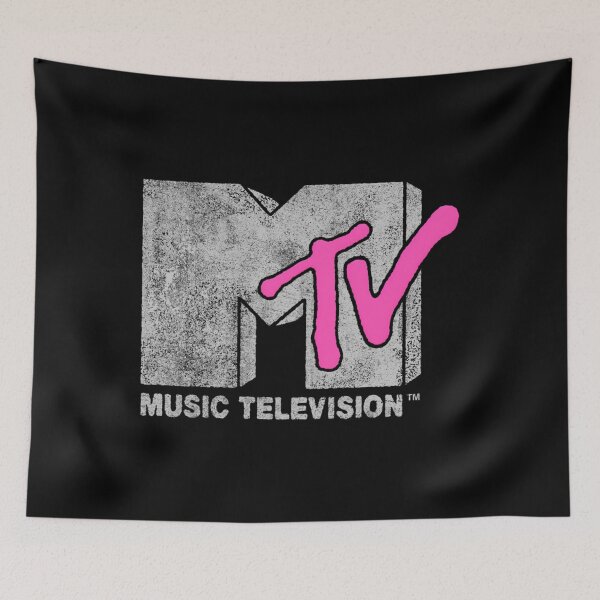 Item preview, mtv distressed puffy pink vintage mtv logs designed and sold by Peachmoment.