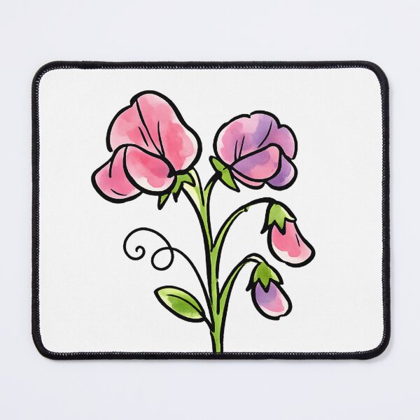 Item preview, Sweet Pea Flower designed and sold by GraphicsClub.