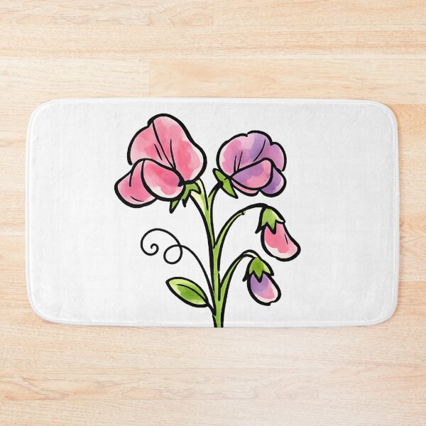Item preview, Sweet Pea Flower  designed and sold by GraphicsClub.