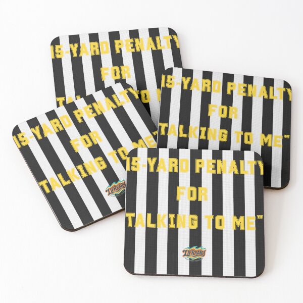Item preview, 15-Yard Penalty For Talking To Me - Funny Ref Stripe designed and sold by lifrary365.