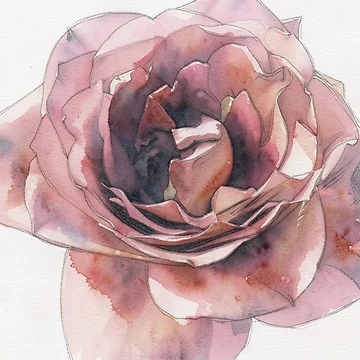 Artwork thumbnail, Dusky Rose by RdeB