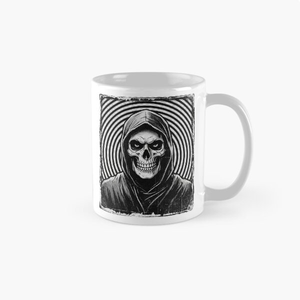 Item preview, Grim Reaper Hypnotic Spiral Vintage Death Cult Gothic Horror designed and sold by raedattia.