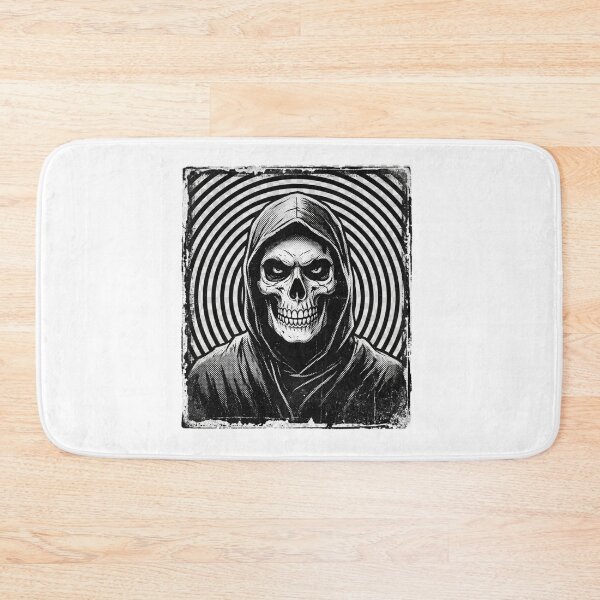 Item preview, Grim Reaper Hypnotic Spiral Vintage Death Cult Gothic Horror designed and sold by raedattia.