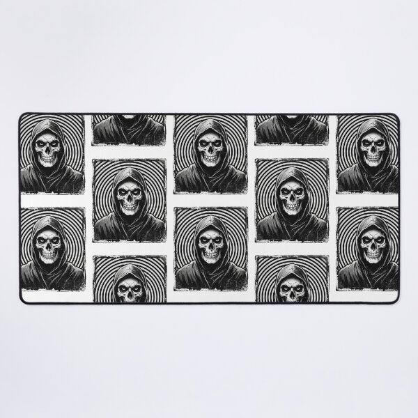 Item preview, Grim Reaper Hypnotic Spiral Vintage Death Cult Gothic Horror designed and sold by raedattia.