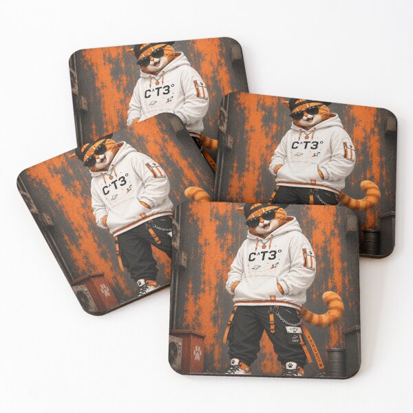 Item preview, Ginger Cat Next Gen Streetwear Urban Hoodie Cat designed and sold by Mindworx21.