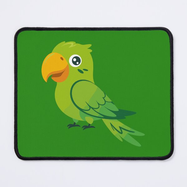 Item preview, Cute Green Parrot Cute Cartoon Parakeet Bird designed and sold by SolutionsArt.