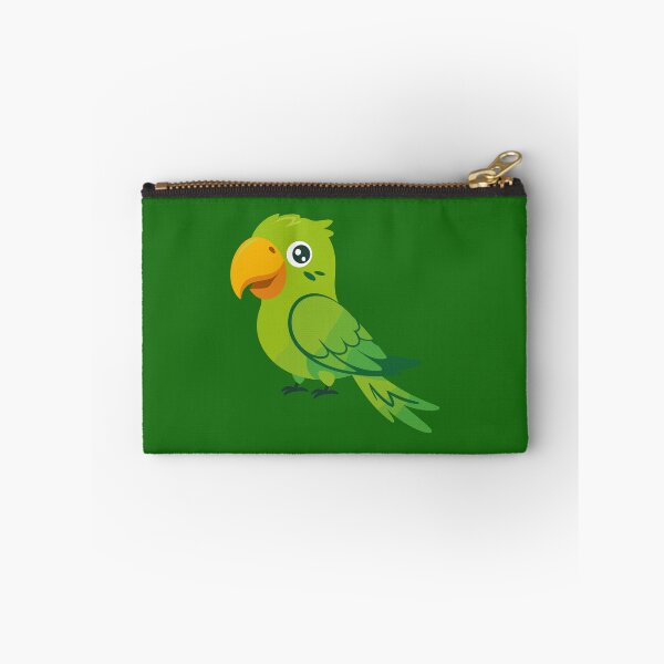 Item preview, Cute Green Parrot Cute Cartoon Parakeet Bird designed and sold by SolutionsArt.