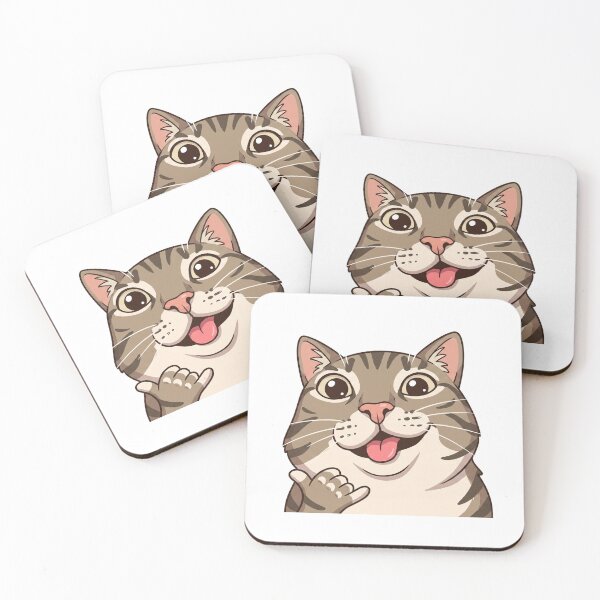 Item preview, Funny Happy Cat Showing Shaka Hand Sign designed and sold by Volandemor.
