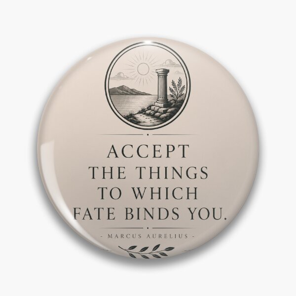 Item preview, Vintage Stoicism | Marcus Aurelius Wisdom Quote designed and sold by TheQuietMind.