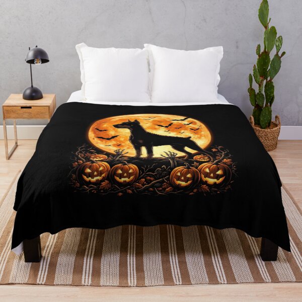 Item preview, Doberman Pinscher harvest moon bats designed and sold by Steele-Art.