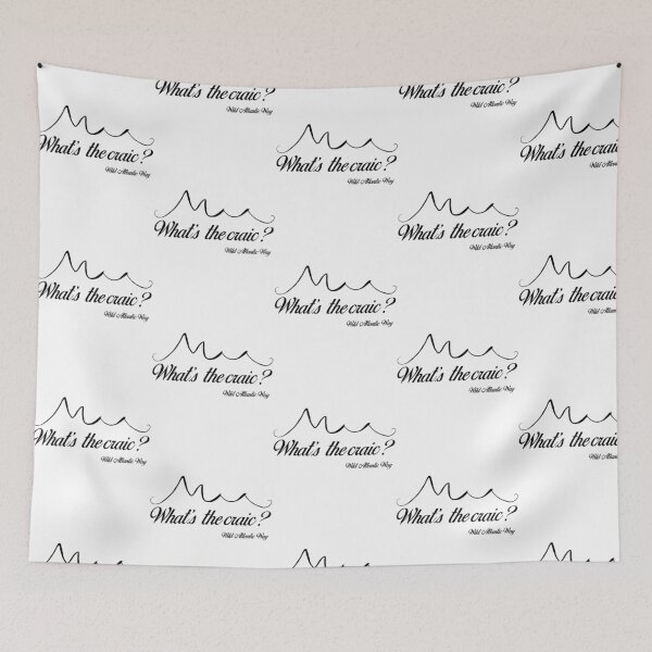 Item preview, Wild Atlantic Way Ireland - Whats The Craic Black Text designed and sold by ackenjm.