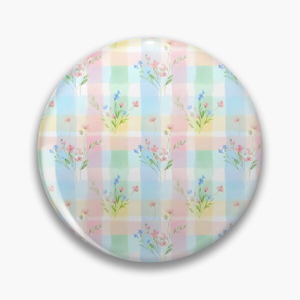 Item preview, Pastel Wildflower Plaid designed and sold by Reinvented Decors.